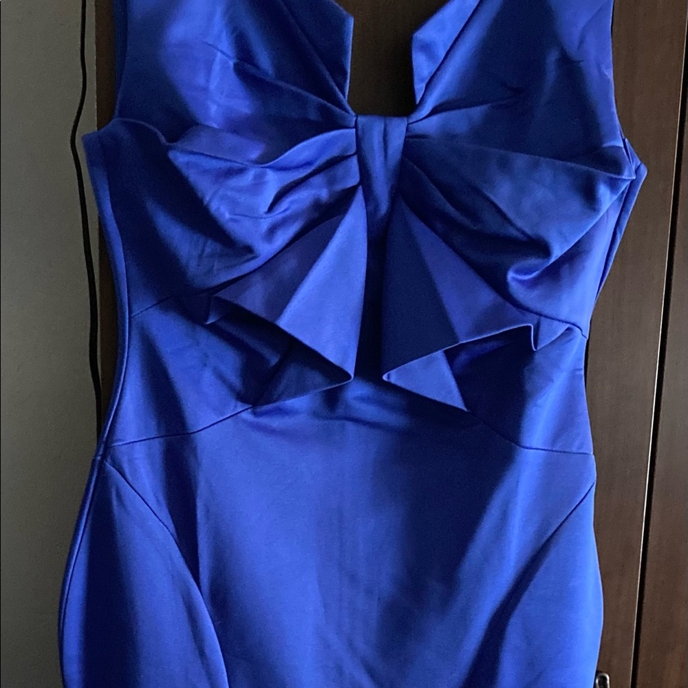 Blue prom dress